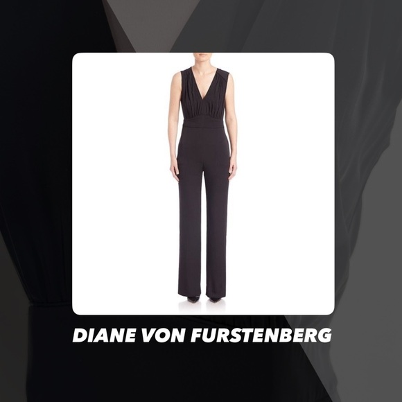 GUC Diane Von Furstenberg Viona Jumpsuit - Picture 1 of 9